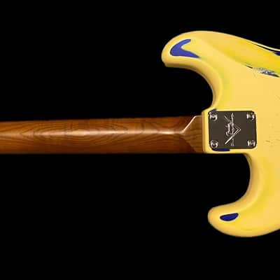 Billy Handy Junior’s Gas Station “RattleStrat” Relics - Olympic White Paisley Finish - w/ HSC - Partscaster Relic - S and T Style Set image 19
