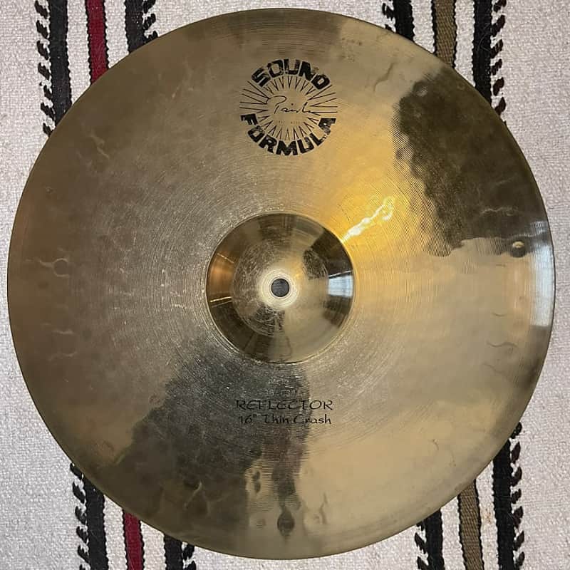 Paiste 16" Sound Formula Reflector Thin Crash Cymbal 1993-1996 image 1