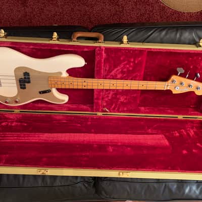 Fender Vintage American Precision Bass ‘57 white image 1