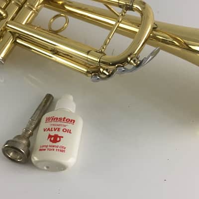 Vintage E.M Winston Brass Trumpet 475LTH Rare Original Band Brass Instrument Boston Massachusetts image 10