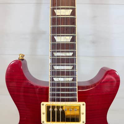 Gibson Les Paul Standard Double Cutaway Plus Top Wine Red Flame Top USA Made w/ Gig Bag 2002 - Wine Red image 4