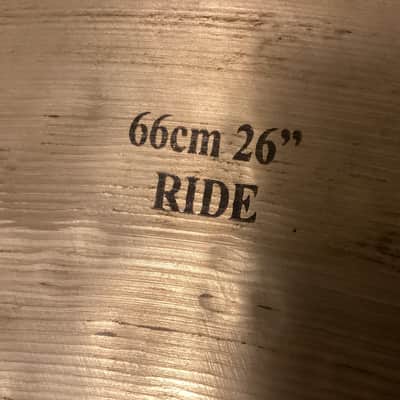 Heartbeat 26” Jazz Ride Cymbal *CRACKED* 2942 grams image 6