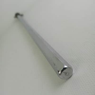 Rogers Hex Spur Bass Drum Leg 14" Chrome Vintage 60s Holiday Cleveland Powertone image 2