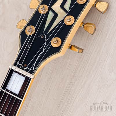 1991 Burny RLC-70 Custom Vintage Guitar Snow White w/ VH-1 Humbuckers & Case, Japan image 4