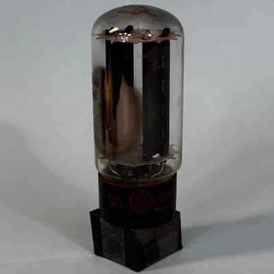 1960 General Electric 5U4GB Vintage GE Gray Plate Side Getter Rectifier TubeT403 image 1