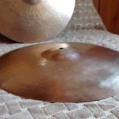 Amati Kraslice 15" Vintage Collectable Hi Hat Pair 60s-70s - Traditional image 16