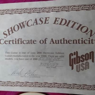 One Of 200 SPECIAL GIBSON ES-335 Showcase Dot Alpine White Year 1988 image 5