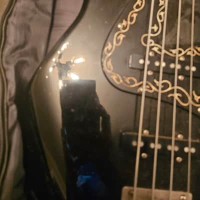 1978 Ibanez 2609B Professional Black Eagle Double Cutaway 4-String Bass with Maple Fretboard - Black image 10