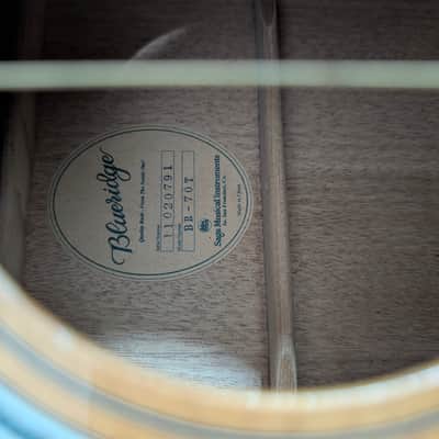 Blueridge BR-70T Tenor Guitar – Solid Sitka / Rosewood – Hard Case – Excellent Condition image 2