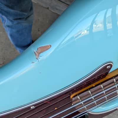 Fender AVRI 1960 P-Bass - Daphne Blue image 7
