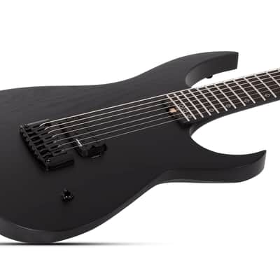Schecter Diamond Series KM-7 MK-III EX Satin Black Open Pore 28" Scale 7-String (New for 2025) image 3