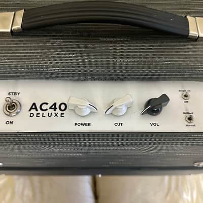 Morgan Custom Shop AC40 Deluxe 40w 1x12 Guitar Combo 2019 FLIGHTCASED - Twilight image 3