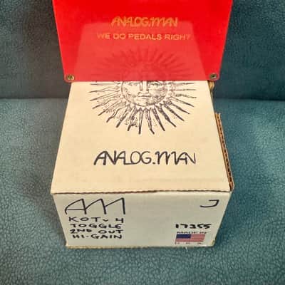 Analogman King of Tone V4, High Gain Both Sides, Second Output Jack and Mode Toggle Switch image 4