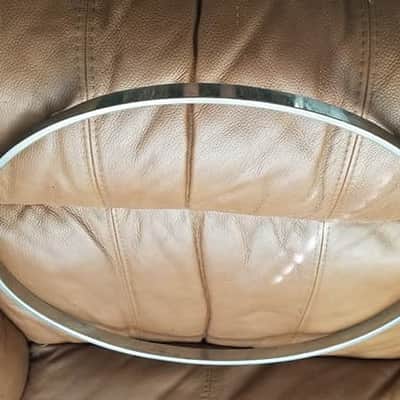 Ludwig  17" inch single flanged rim hoop for Tom- Bass or Marching drums 1930s 1940s 1950s image 2