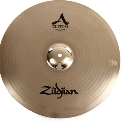 Zildjian 17" A Custom FAST Crash Cymbal - MINT! image 1
