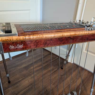 Sho-Bud Pro II Double Neck 1973 Two Tone Brown and Blonde image 2