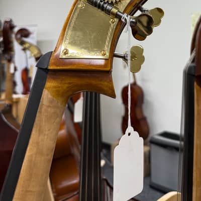 Aged Fully Carved Upright Double Bass - Left Handed image 6