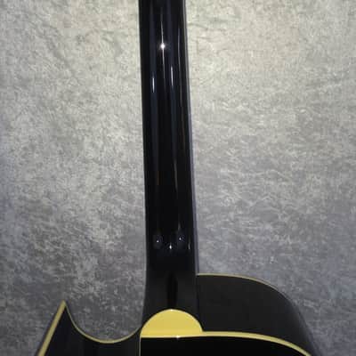 Washburn EA9 Acoustic/Electric Guitar – Ebony image 9
