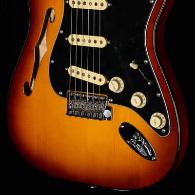 Fender Limited Edition Suona Stratocaster Thinline Ebony Fingerboard Violin Burst (421) image 1