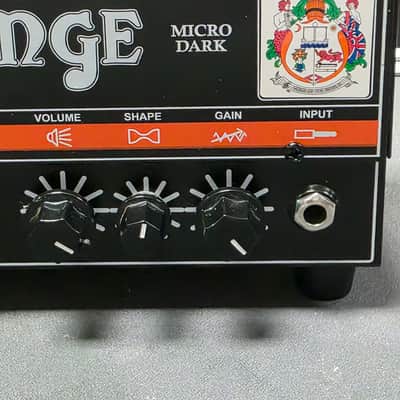 Orange Micro Dark 20-Watt Guitar Amp Head 2015 - Present - Black image 3