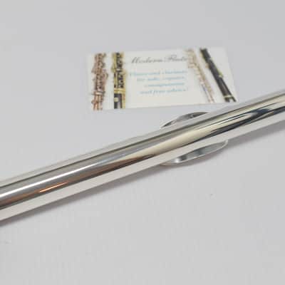 Lightly Used Pearl Belsona Silver Plated Student Flute w/ Case image 4