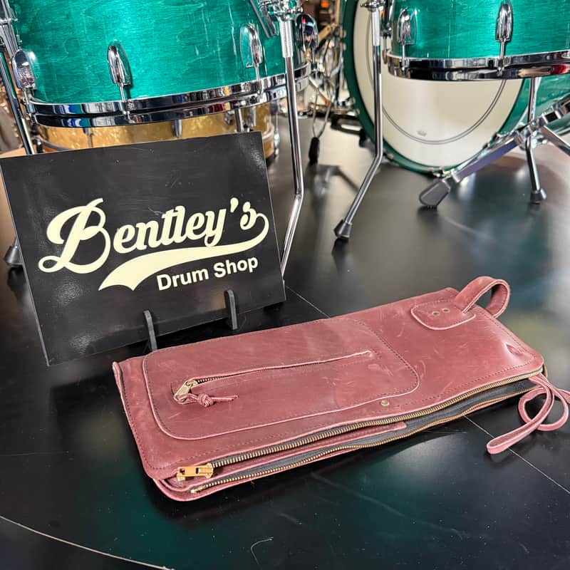 Vintage Reunion Blues Red Leather Stick Bag (Rm4) image 1