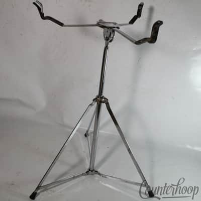 Slingerland Snare Drum Stand Black/Gold Niles,IL Top Basket Vintage60s Chome USA image 1