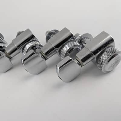 LEFTY G&L 500 Schaller NOS locking tuners chrome - 6 inline set image 1