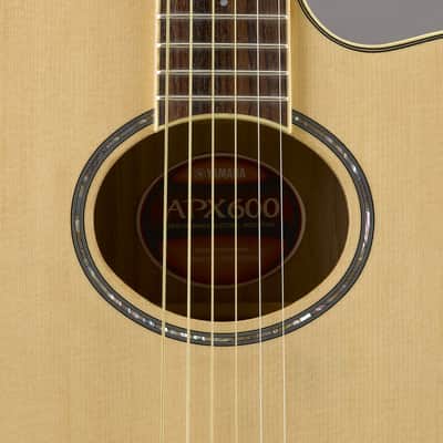 Yamaha APX600NA Thinline Acoustic-Electric Guitar (Natural) image 3