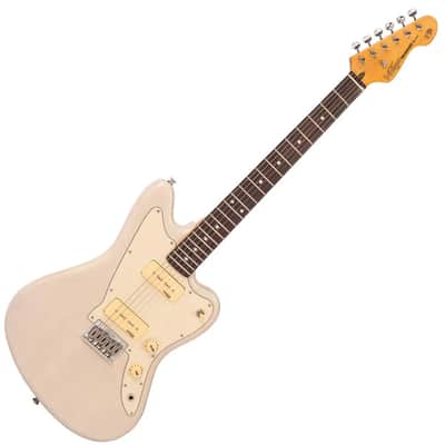Vintage V65 ReIssued Hard Tail Electric Guitar - Blonde (V65HBLD) image 3