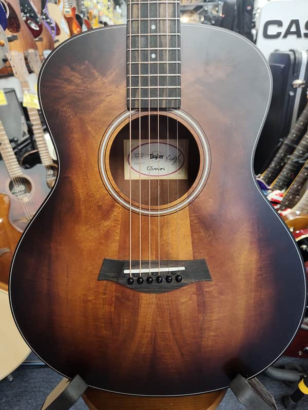 Taylor GS Mini-e Koa Plus  Acoust Electric Guitar w/ Gig Bag - Shaded Edgeburst image 1