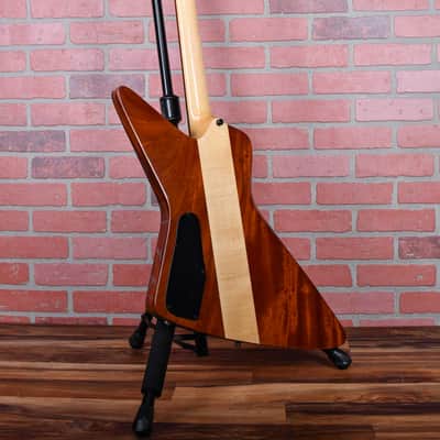B.C. Rich USA Custom Explorer One Off  Natural 1986 w/ Fitted Hardshell Case image 8