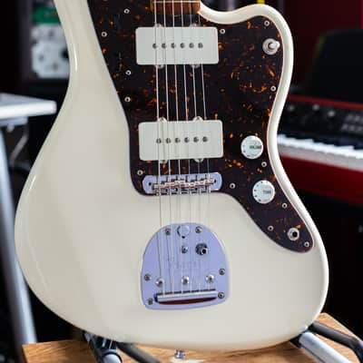 2014 Fender Japan Jazzmaster 62 Vintage Reissue Olympic White Tortoishell - cool MIJ! image 20