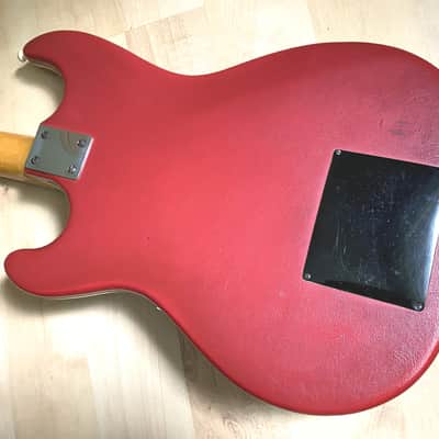 60‘s Hofner 173 electric guitar with red vinyl cover image 14