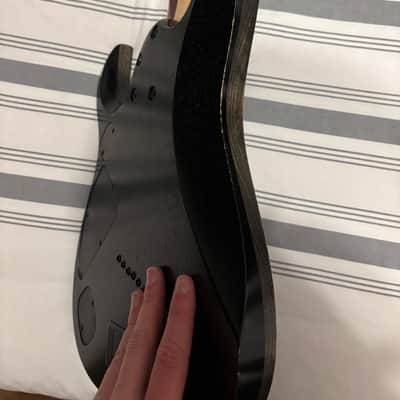 Ibanez RGDIM6FM-CLF Iron Label 2018 - Cerulean Blue Burst Flat image 4