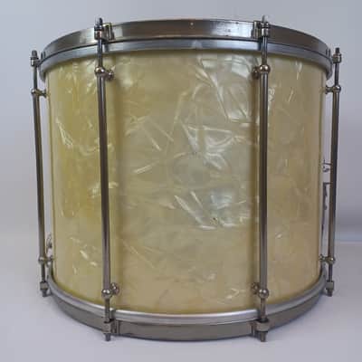 Ludwig 12x16" 30s WMP 3Ply African Mahogany Snare/Tom Drum Marching Vintage image 3