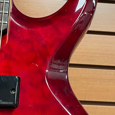Ibanez BTB400QM-TR Standard - Transparent Red image 6