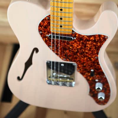 Fender American Professional II Telecaster Thinline - Transparent Shell Pink image 7