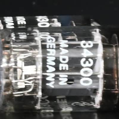 2x1960's Siemens E83CC/12AX7 Ring Getter Made in Germany Amplitrex Tested Tube image 6