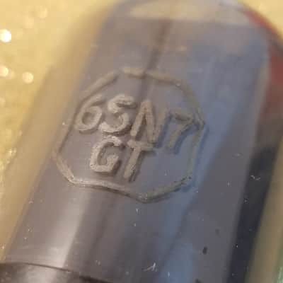 RCA Matched Pair (2) 6SN7GT tNOS AT1000 TESTED Vacuum Tubes greyglass T2 dual triode 1948-1952 image 18