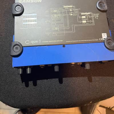 Samson C-Que8 C Class 4-Channel Headphone Mixer/Amplifier 2010s - Blue image 2