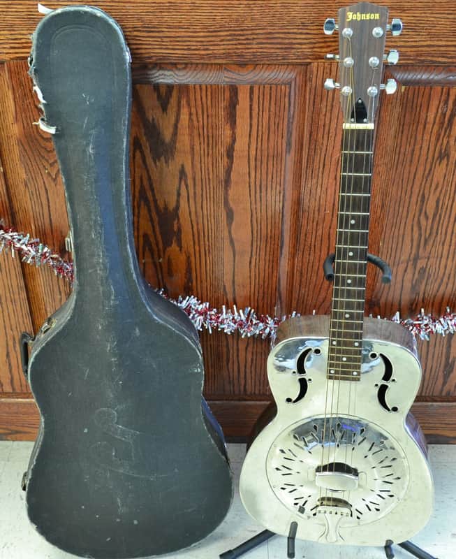 Johnson Axl-998 All-Metal Resonator 6-String Guitar | Reverb
