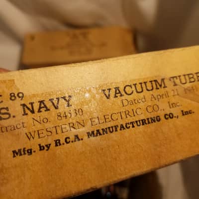 RCA etc. ONE (1) Type 89 Antique tNOS AT1000 TESTED Vacuum Tube Some have greyglass, some have engraved base. Power Pentode 1932-1949 image 9