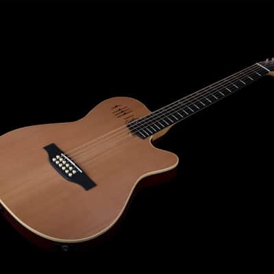 Godin A12 (025343) 12-String Acoustic-Electric Guitar - Natural Semi-Gloss image 4