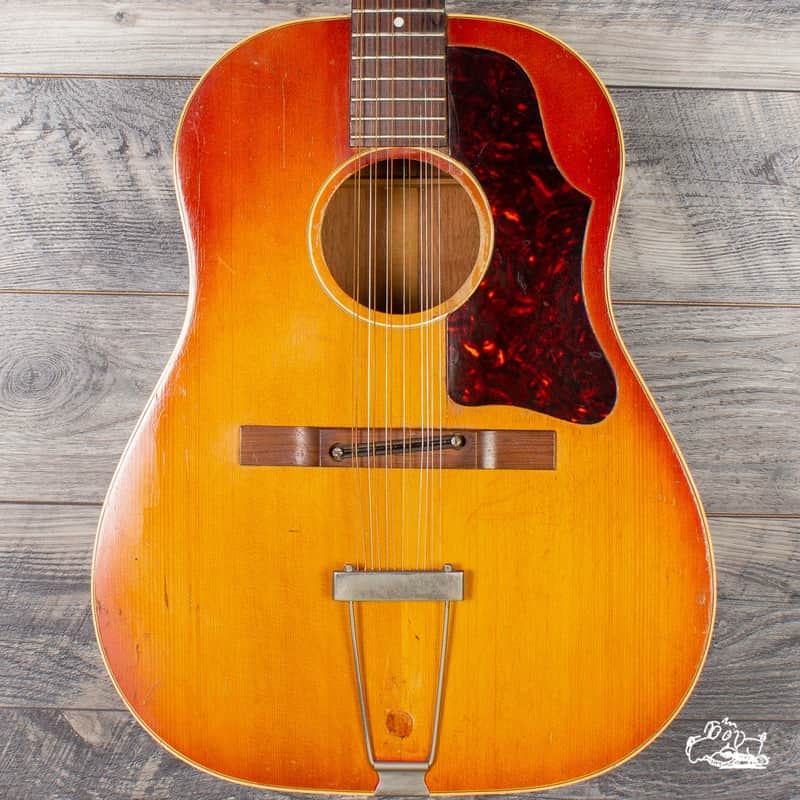 1961 Gibson B-45-12 String Acoustic Guitar image 1