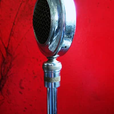 Vintage RARE Turner TC-5 crystal microphone Hi Z w period stand Brush Shure Astatic D104 Electro Voice image 7