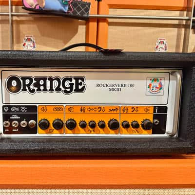 Orange ROCKERVERB 100H ( 100 W/70 W/50 W/30W) - BLACK EDITION image 2