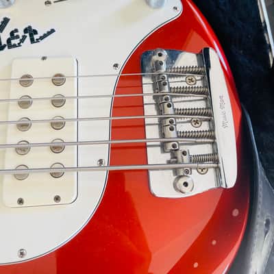 Ernie Ball Music Man StingRay 5 H with Rosewood Fretboard 1999 - 2018 - Red Sparkle image 3