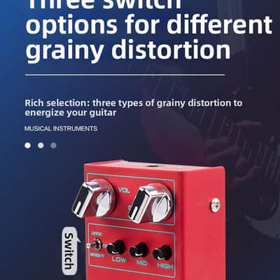 High-Gain Distortion Pedal R-17 Dark Flame | Heavy, Tight & Aggressive for Modern Metal, Djent, Core image 9