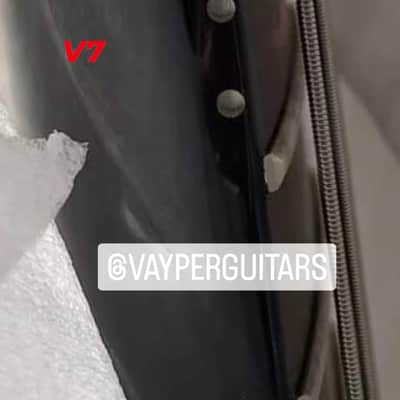 Vayper Guitars V7 2023 Stealth Black Matte Finish image 9